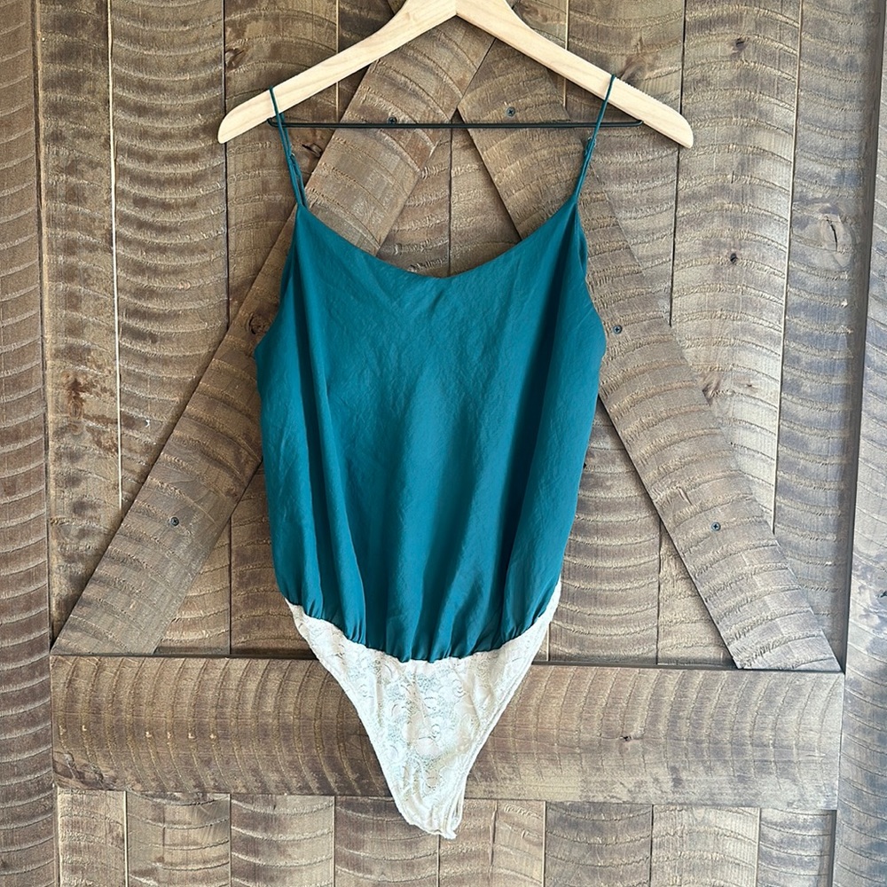 Intimately Free People forest green body suit. Small